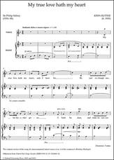 My true love hath my heart Vocal Solo & Collections sheet music cover